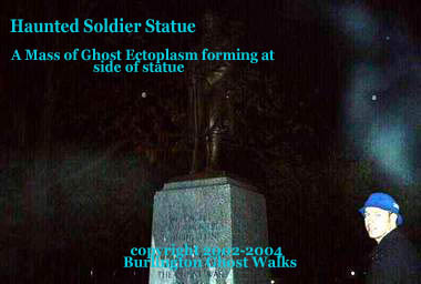 Ghost on Statue